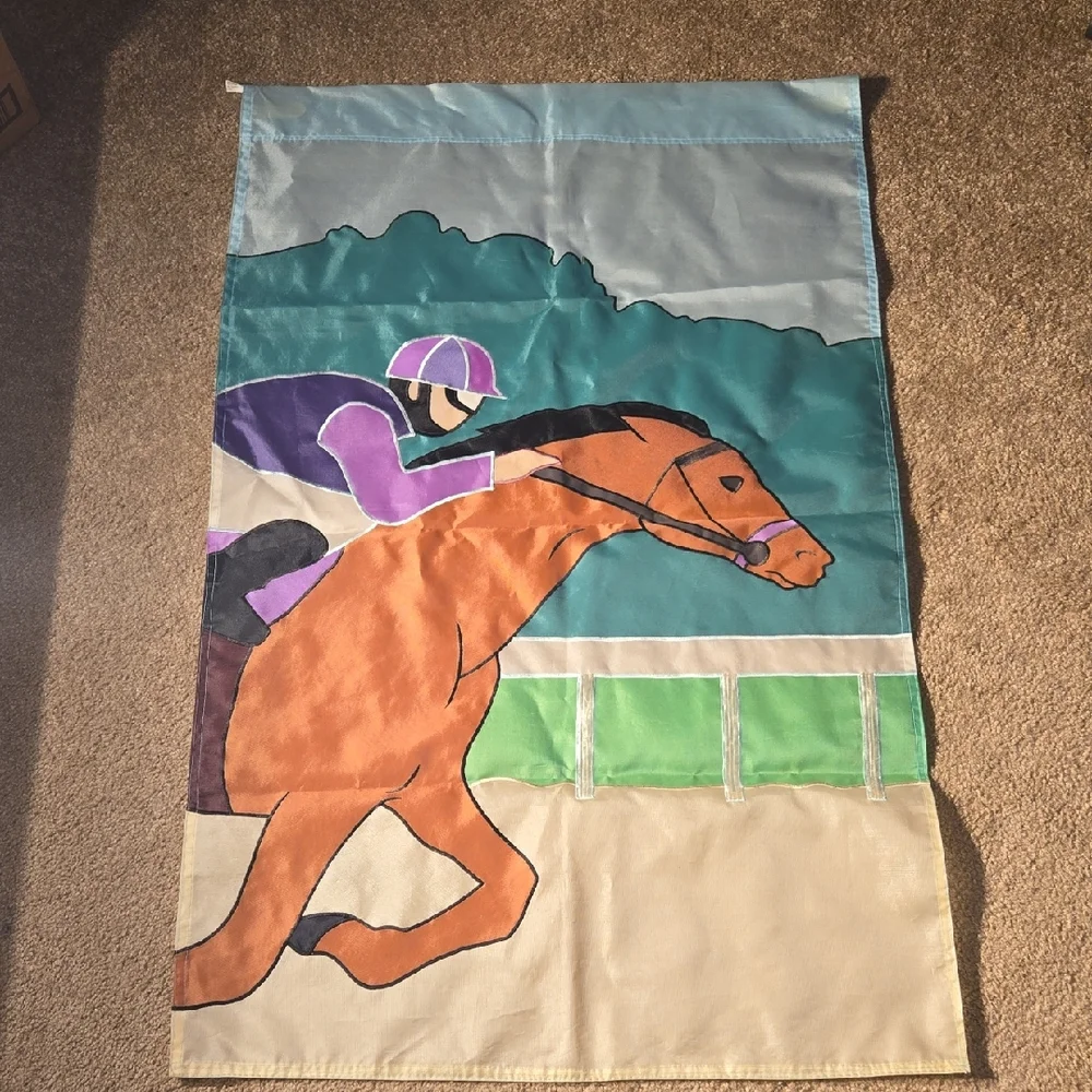 Horse Jocky Flag.